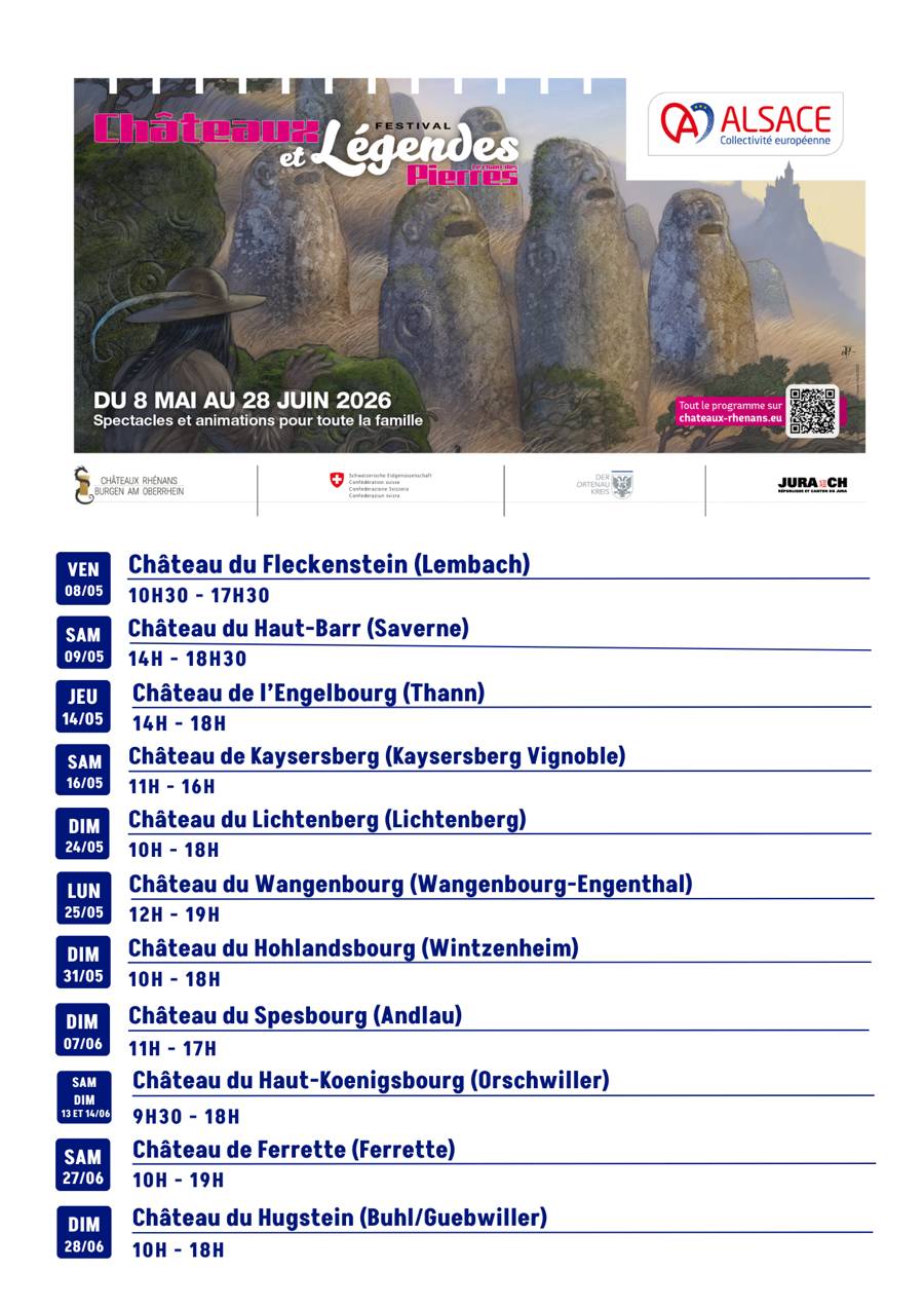 Edition 2026 : Dates et sites 